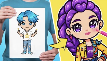 Dessiner, Piéger, Recommencer — Chasseurs de démons K-pop avec Sam & Sue! 🧩🎤