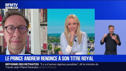 Le prince Andrew est "un homme totalement immature", décrit Stéphane Bern, après le renoncement du duc d'York à son titre royal