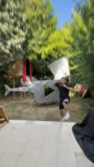 J’ai construit un hélicoptère !