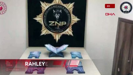 Zonguldak'ta rahleye gizlenmiş için uyuşturucu bulundu