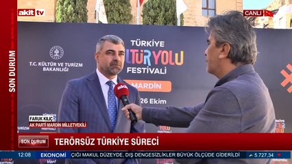AK Parti Mardin Milletvekili Faruk Kılıç, Terörsüz Türkiye Süreci hakkında konuştu