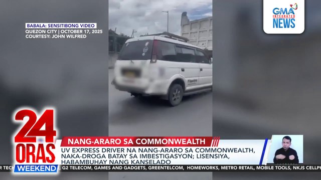 24 Oras Weekend: (Parts 1 & 2) Bagyong Ramil | Nang-ararong driver nakadroga? | Babala ng AFP vs fake news peddlers; atbp.