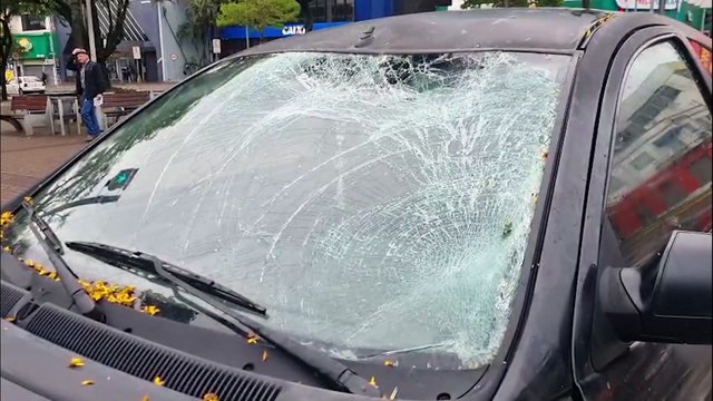 Ciclista sofre fratura aberta em acidente de trânsito no Centro