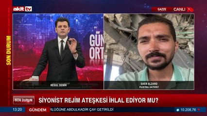Filistinli Aktivist Saeb Alzard, Gazze'den son durumu aktardı