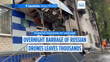Overnight barrage of Russian drones leaves thousands without power across Ukraine