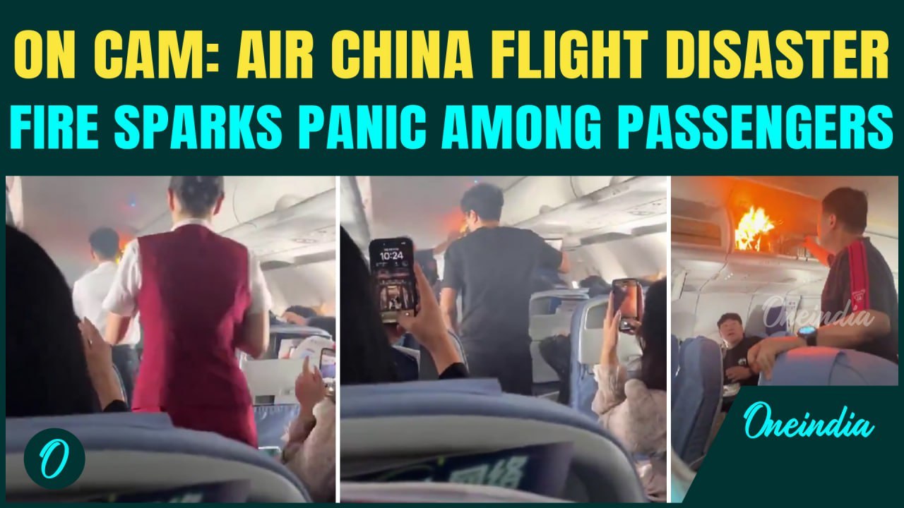 Air China Air Disaster: Massive Fire Sparks Panic Mid-Flight | Crew Rushes to Save Passengers