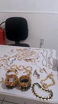Joias e semijoias furtadas em Fortaleza