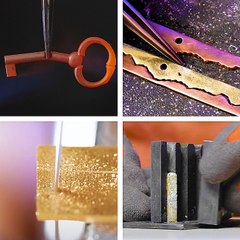 I took an old key from the garage and made stylish jewelry for my girlfriend! Watch the process