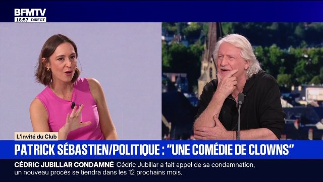 Patrick Sébastien était énervé sur le plateau de BFMTV après l'erreur d'une journaliste.