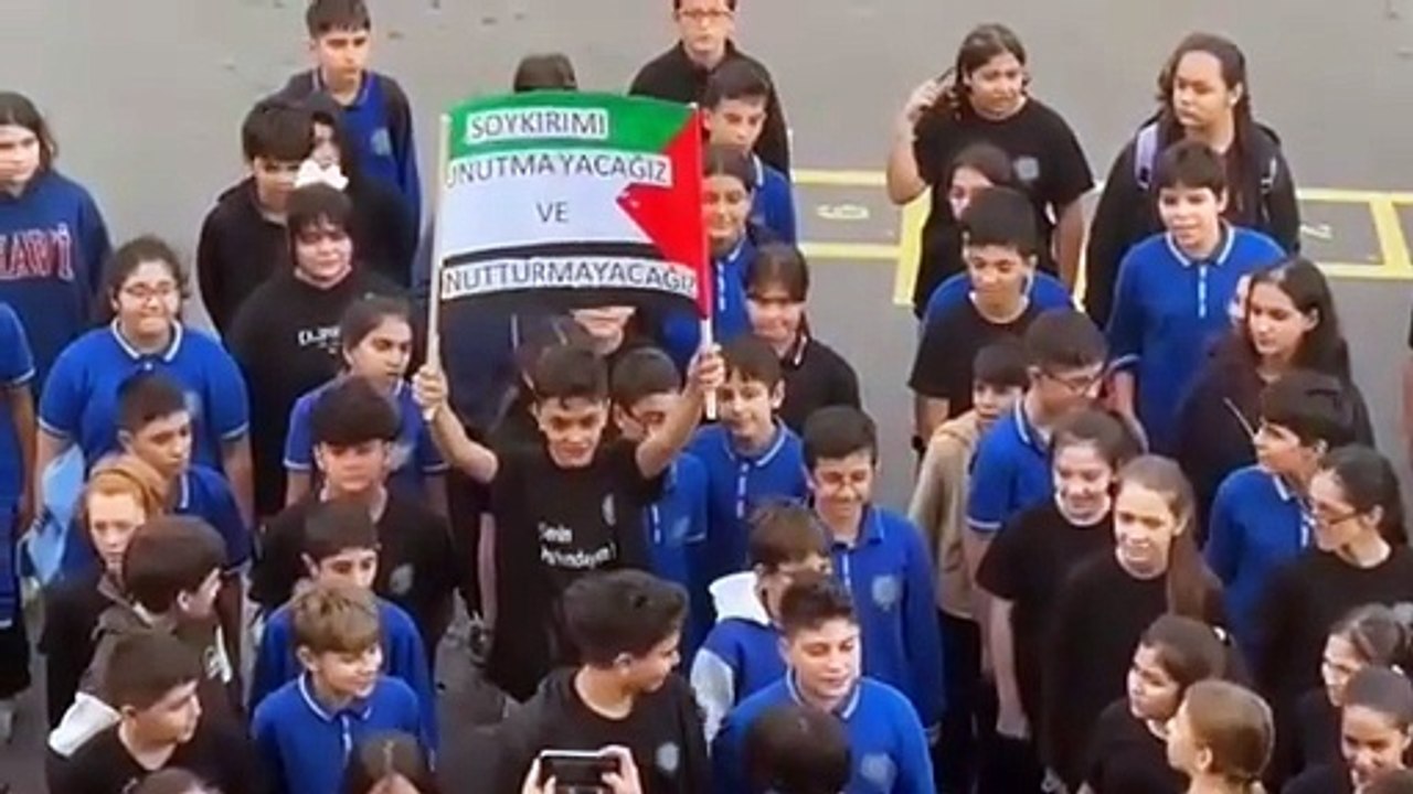 Öğrenciler Gazze'yi unutmadı, unutturmadı