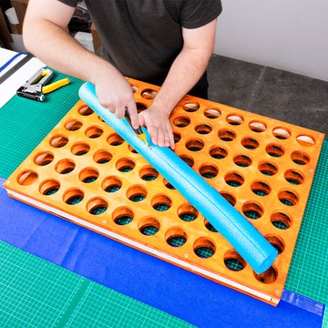 Recycling technology in an adjustable chair for flexible seating