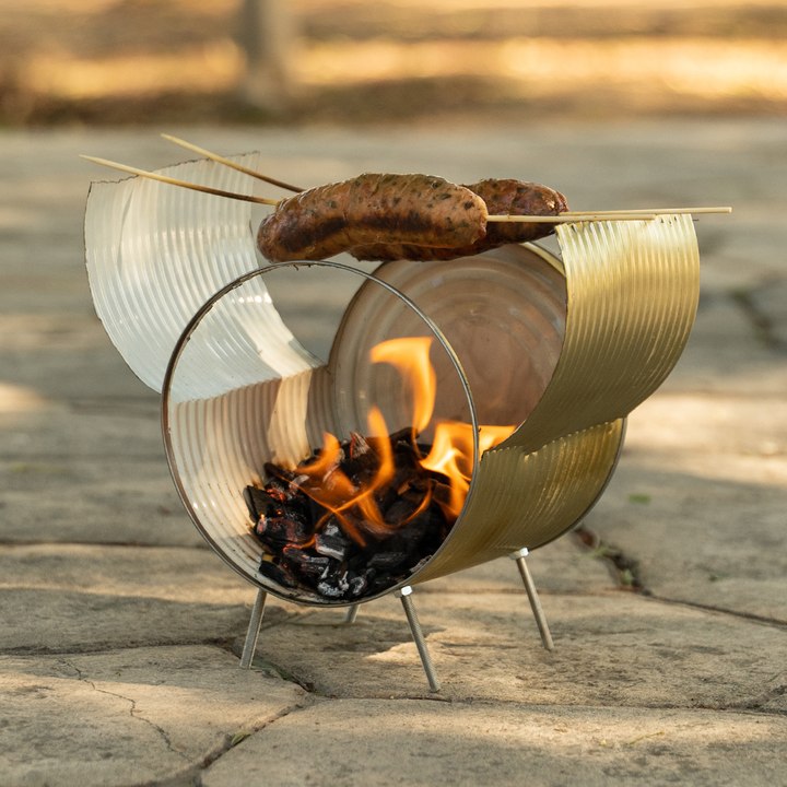 Recycle cans and plastic bottles into something useful