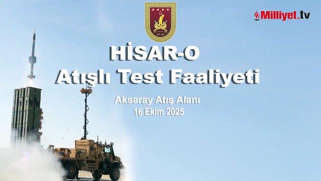 Hisar O'dan başarılı bir atış daha! MSB görüntüleri paylaştı