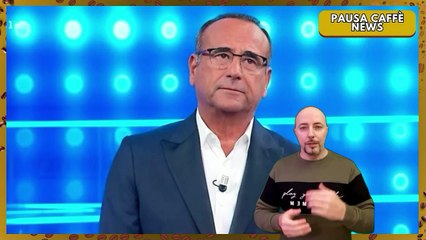 Momento toccante a Tale e Quale Show l’annuncio di Carlo Conti