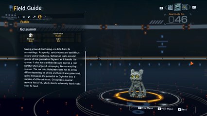 gotsumon all digivolution/de-digivolution/profile Digimon Story Time Stranger