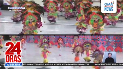 Masskara street at arena dance competition, hataw kahit umulan | 24 Oras Weekend