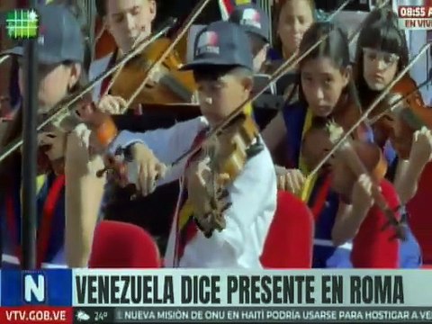 Sistema de Orquestas de Venezuela se presenta en Roma a horas de la canonización de nuestros Santos