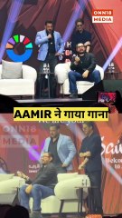 Aamir Khan Singing with Shahrukh and Salman in Joy Forum in Riyadh