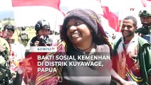Baksos Kesehatan Kemenhan & TNI di Distrik Kuyawage Papua, Makan Besar Bareng Bobon Santoso!