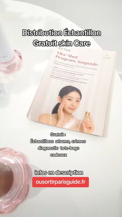 distribution gratuite à Paris beauté