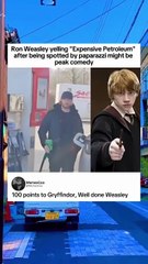 Ron Weasley yelling ExpensivePetroleum after being spotted by paparazzi might be peak comedy #shorts