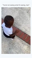 He shaking his head like “man this walkn stuff is stressful” (cc james.prophete_tt)