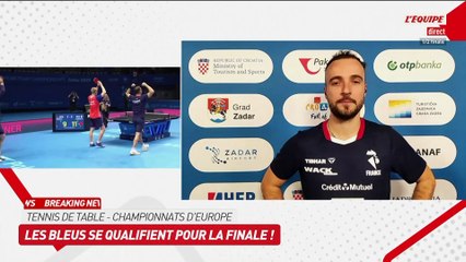 « On en veut plus » : Simon Gauzy, après la qualification de l'équipe de France en finale de l'Euro - Tennis de table - Euro par équipes