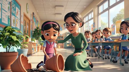 🌸 The Honest Girl | Moral Story in Urdu | Truth Always Wins | Pixar-Style Animation