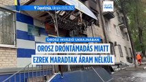 Nem szűnő orosz dróntámadások Ukrajna-szerte