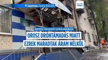 Nem szűnő orosz dróntámadások Ukrajna-szerte