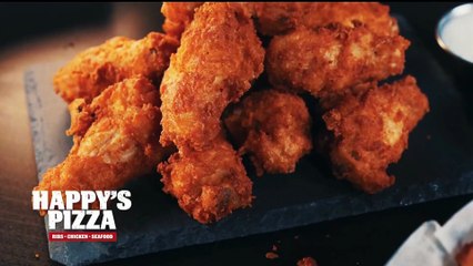 Happy's Pizza Commercial 2025 - (USA) Happy Wings