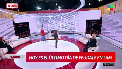 Así fue la despedida de MArcela Feudale de LAM