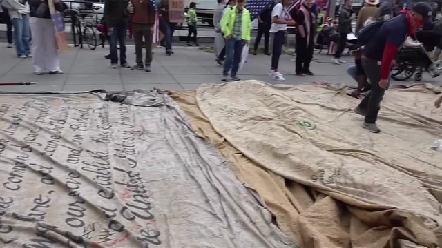 Protesters gather in Washington DC for No Kings demonstrations