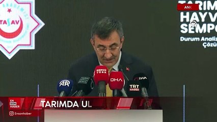 Cevdet Yılmaz: 186 ülkeye 2 binden fazla tarım ürünü ihraç ediyoruz