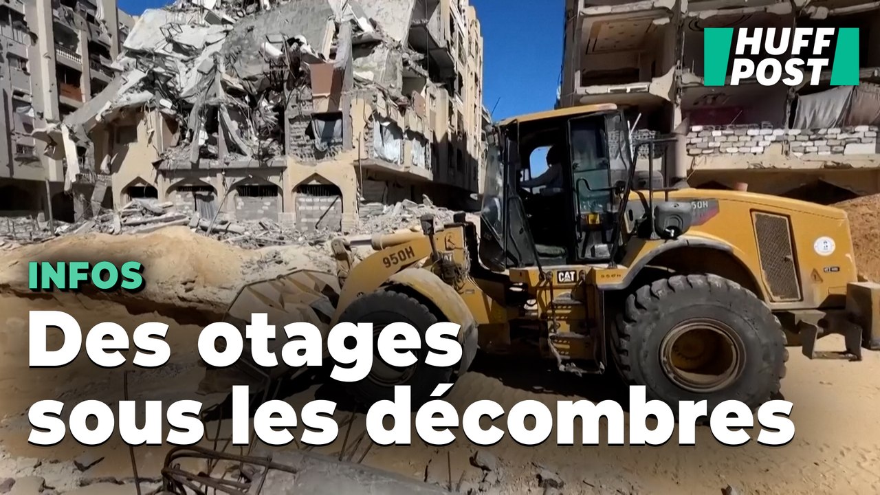 À Gaza, les bulldozers en action pour retrouver les corps d’otages israéliens