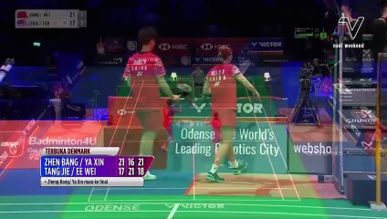Pilihan utama Terbuka Denmark nafi Tang Jie & Ee Wei ke pentas final