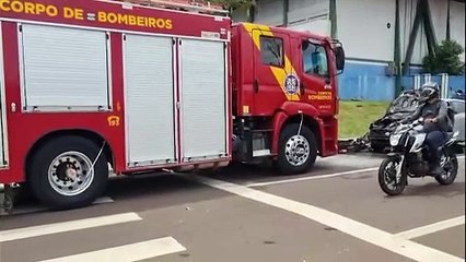 Punto pega fogo na Rua da Lapa e Bombeiros são acionados