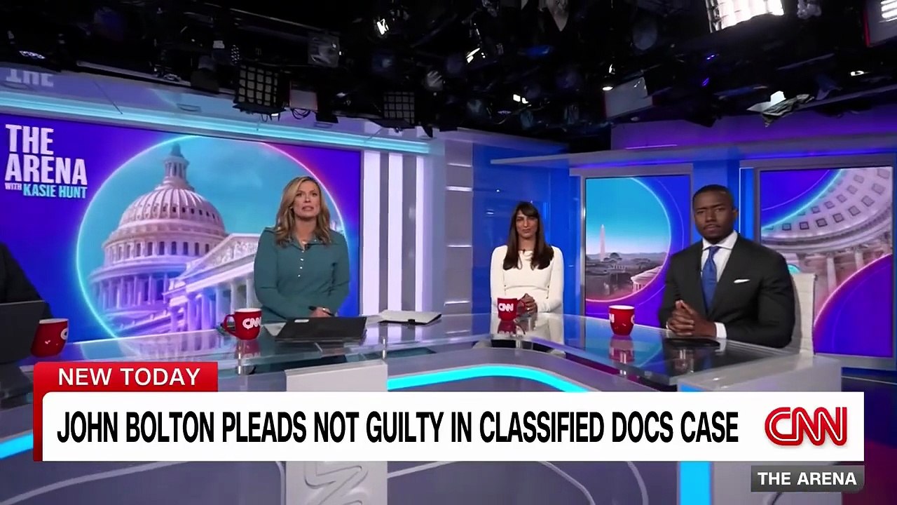 Former Trump national security adviser John Bolton pleads not guilty in classified documents case - YouTube