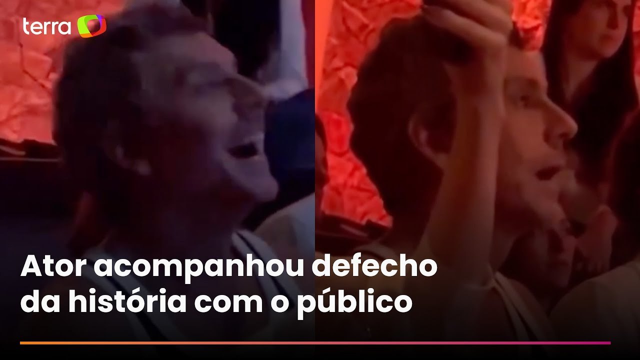 Vídeo mostra reação de Alexandre Nero ao acompanhar capítulo final de ‘Vale Tudo’