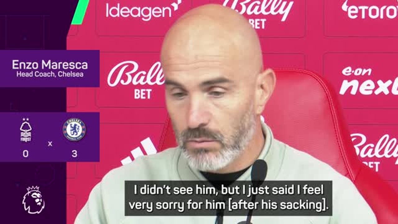 Maresca sorry to see Postecoglou sacked immediately after Chelsea win