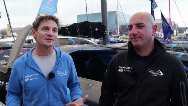 TRANSAT CAFÉ L'OR Le Havre Normandie 2025 - Interview Thibaut Vauchel-Camus & Damien Seguin Solidaires en Peloton
