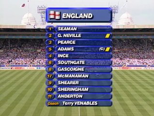 Euro 1996  England vs Scotland (Group A) English commentary