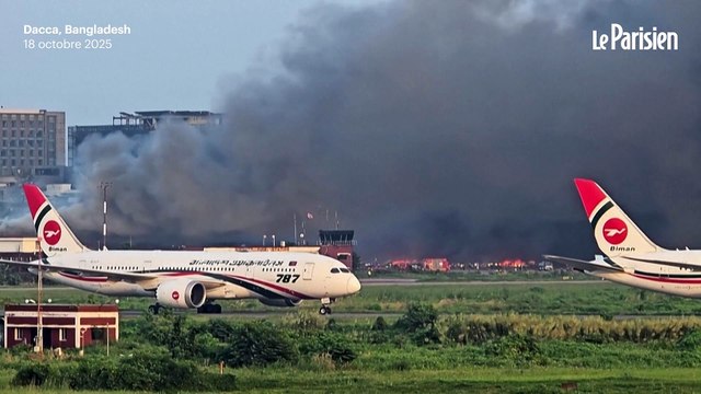 Les vols suspendus à l’aéroport de Dacca, au Bangladesh, à cause d’un gigantesque incendie