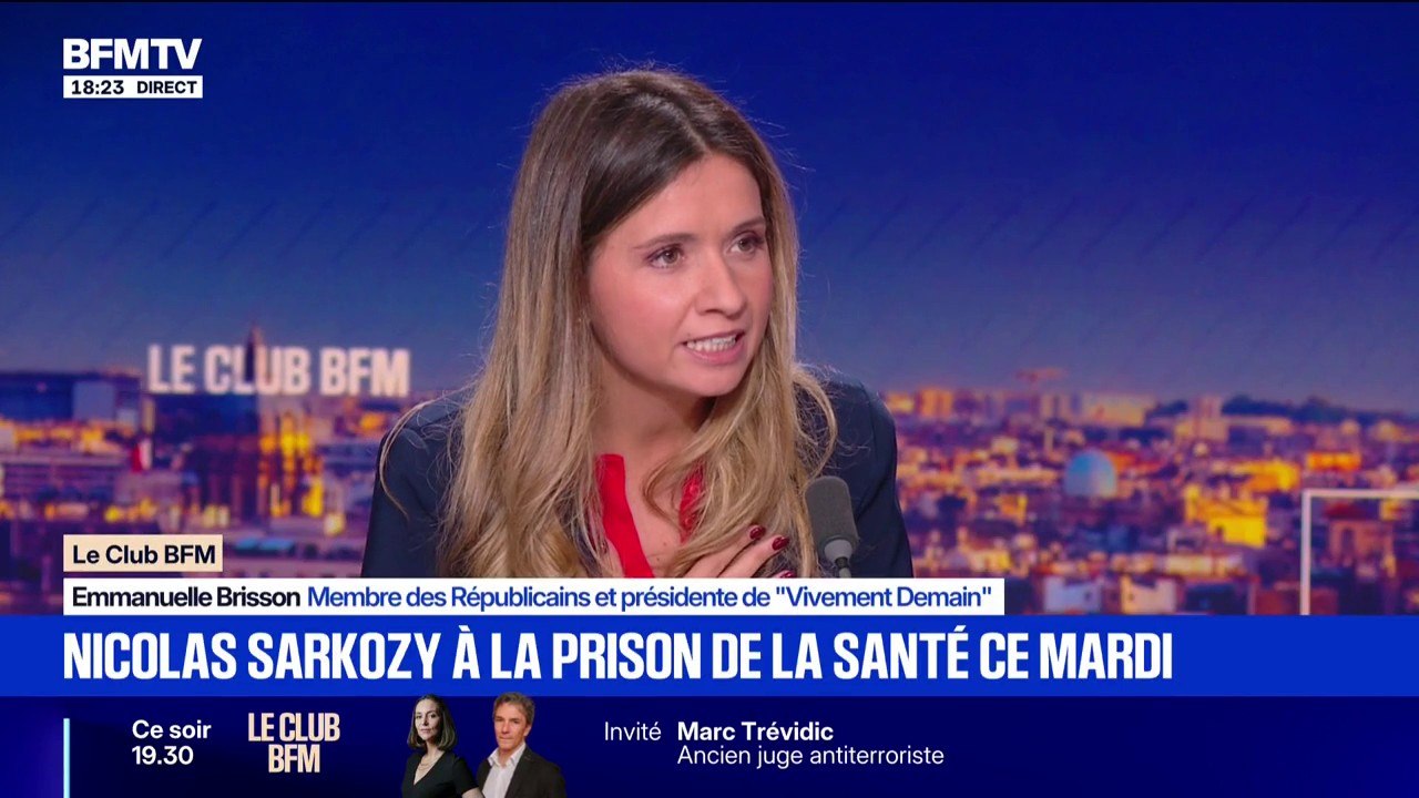 Rassemblement de soutien à Nicolas Sarkozy: "Je suis outrée que ma famille politique n'ait pas eu l'idée d'organiser une telle mobilisation", déclare Emmanuelle Brisson, membre des Républicains