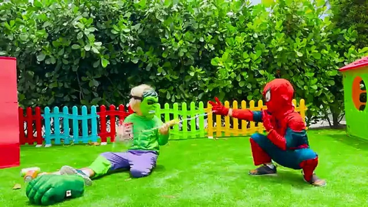 Kids turn into superheroes - Funny toy stories for kids