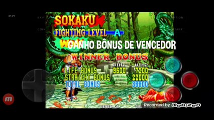 Fatal Fury 3 Sokaku Mochizuki vs Jin Chonshu final falas traduzidas para o português