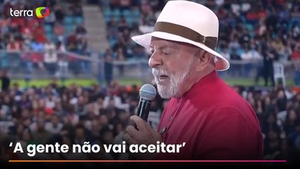 Lula: ‘Que nunca mais um presidente de outro país ouse falar grosso com o Brasil’