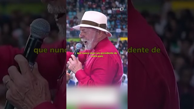 Lula: ‘Que nunca mais um presidente de outro país ouse falar grosso com o Brasil’ #shorts