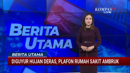 Plafon RSUD Cut Nyak Dhien Aceh Barat Ambruk Akibat Hujan Deras, 8 Pasien Terpaksa Dipindahkan