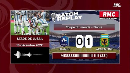 Football : Finale CDM 2022 France 3-3 Argentine (2-4 tab), les comms RMC
